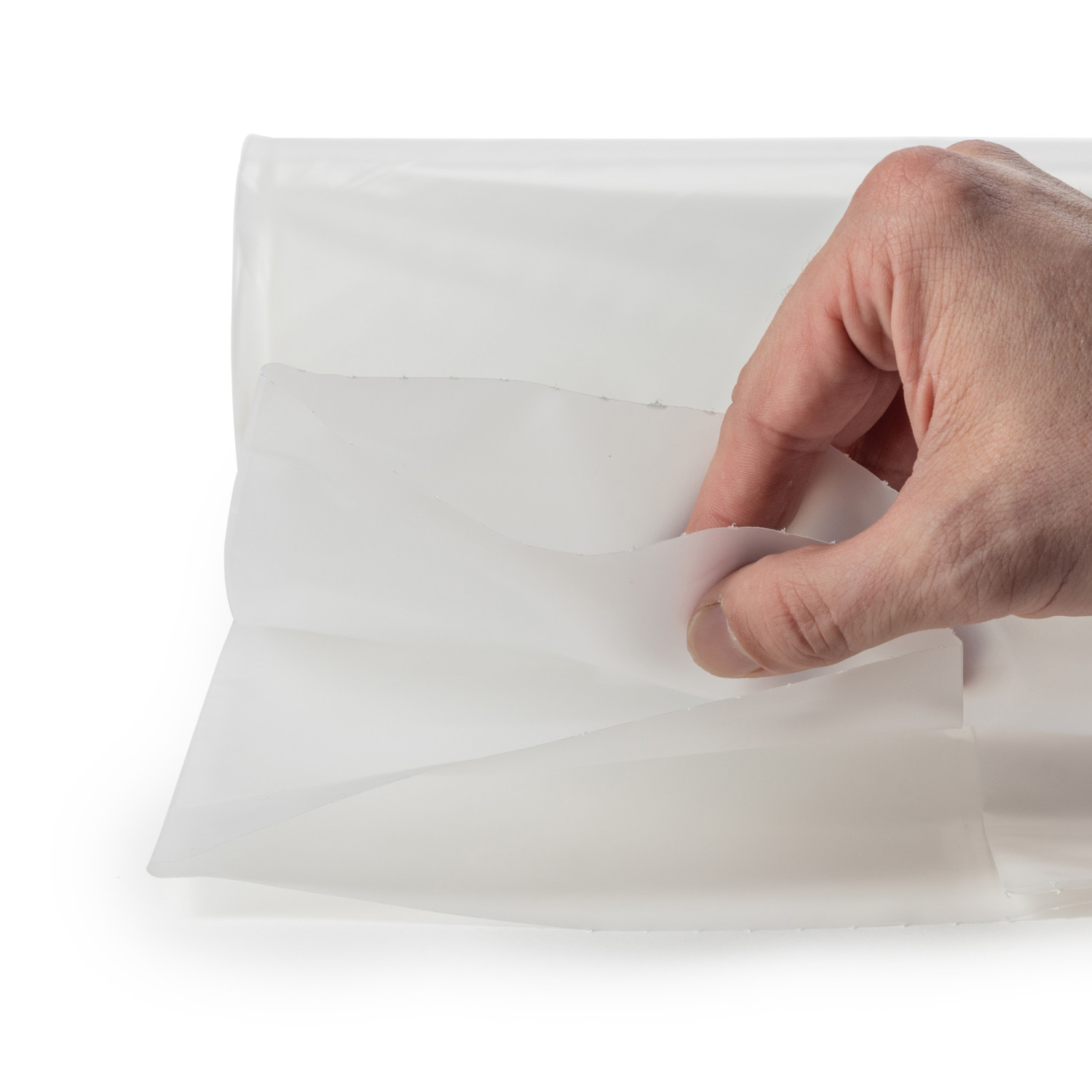 10' x 50' Clear 4 mil Plastic Sheeting for Painting, LDPE Film Roll, 500 sq. ft. Area 5